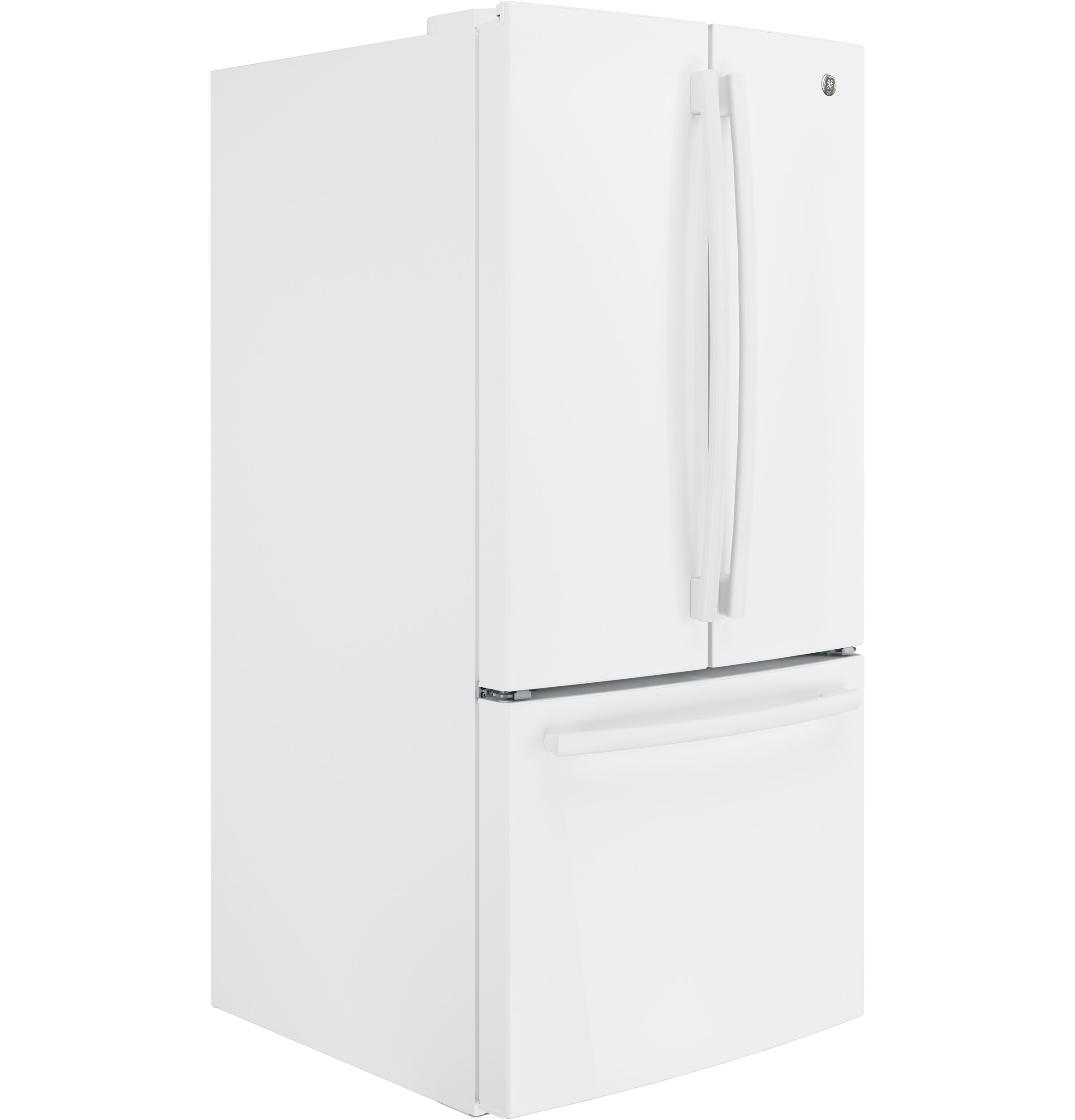 GE GNE25JGKWWS&D GE® ENERGY STAR® 24.7 Cu. Ft. FrenchDoor