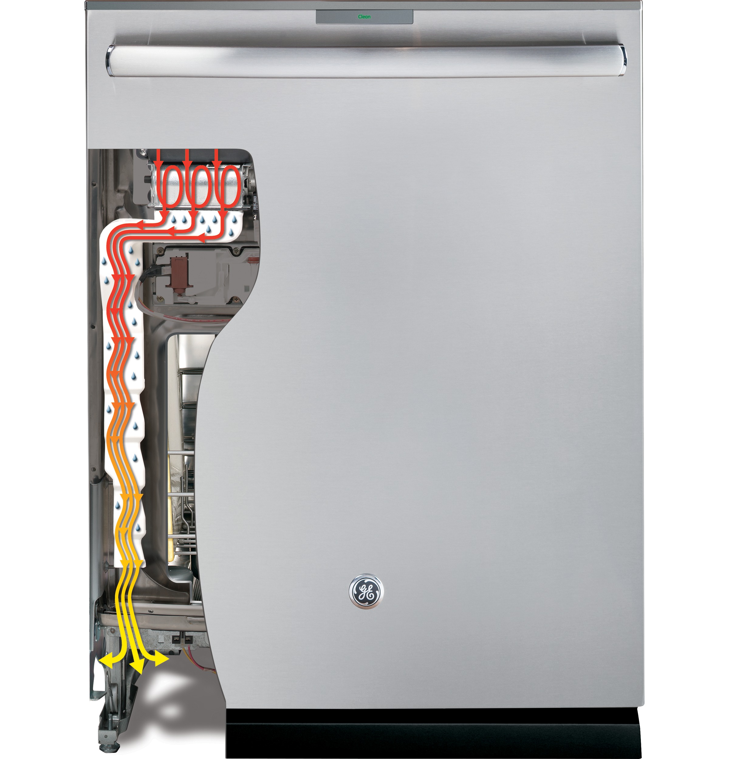 GE GDT655SSJSSCO GE Stainless Steel Interior Dishwasher with