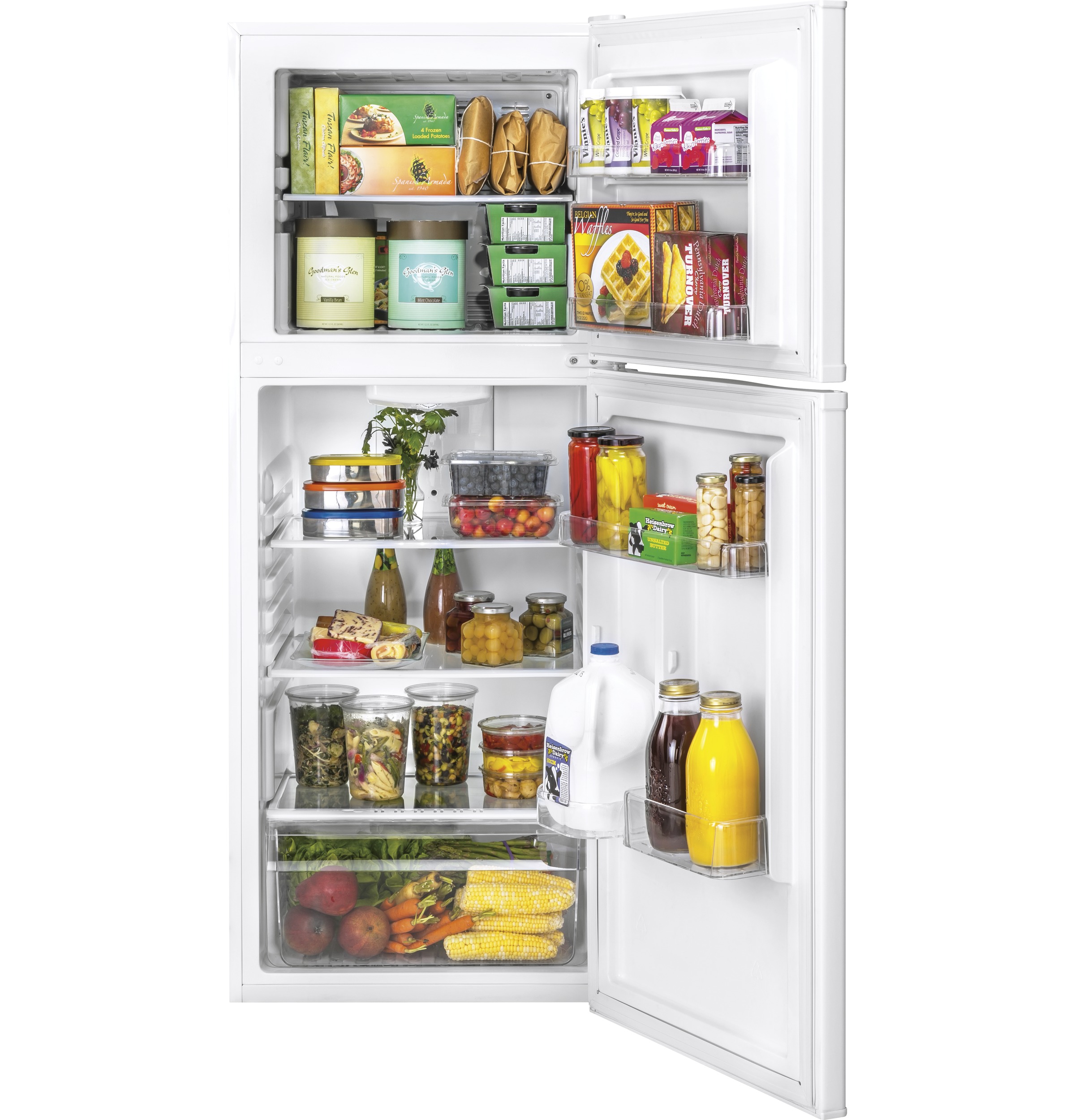 Haier HA10TG21SW 9.8 Cu. Ft. Top Freezer RefrigeratorHA10TG21SW