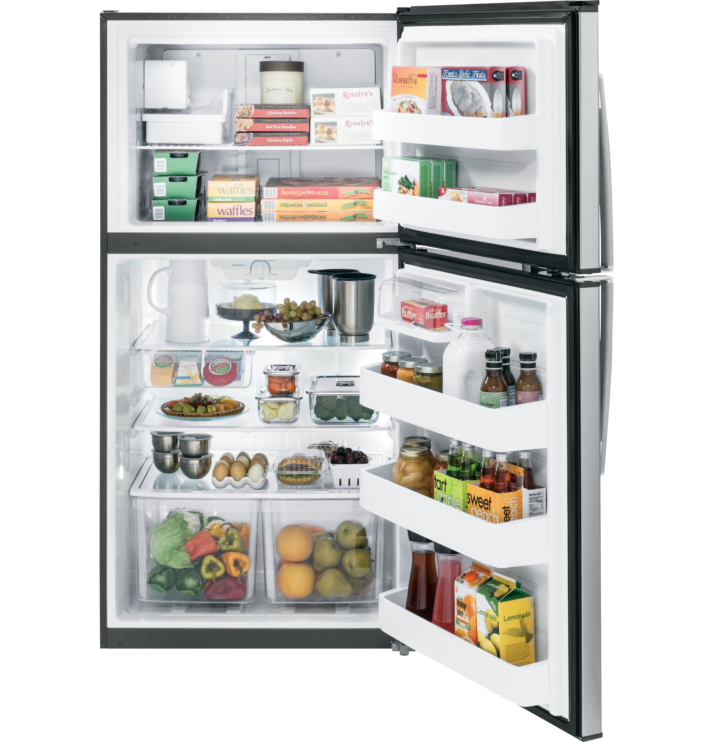 GE GIE21GSHSS GE® ENERGY STAR® 21.1 Cu. Ft. TopFreezer