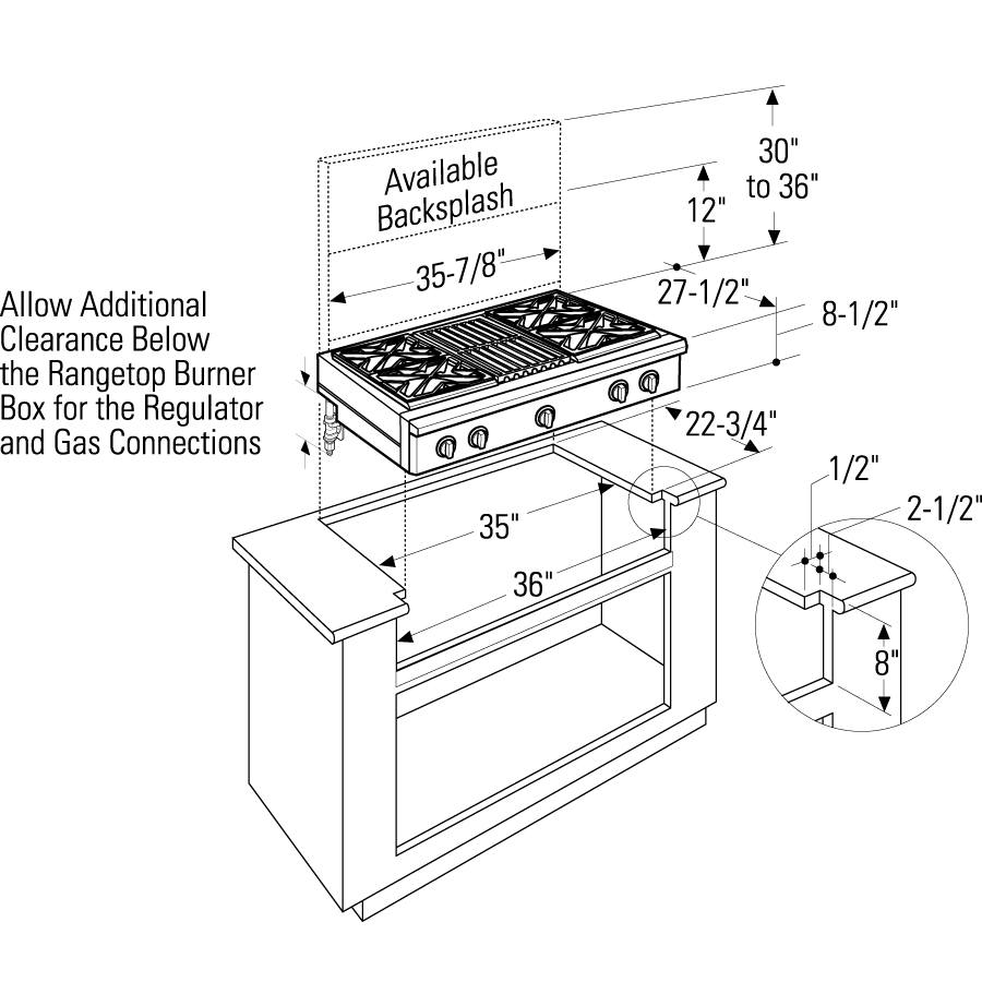 Monogram Zgu366npss Monogram 36 Professional Gas Rangetop