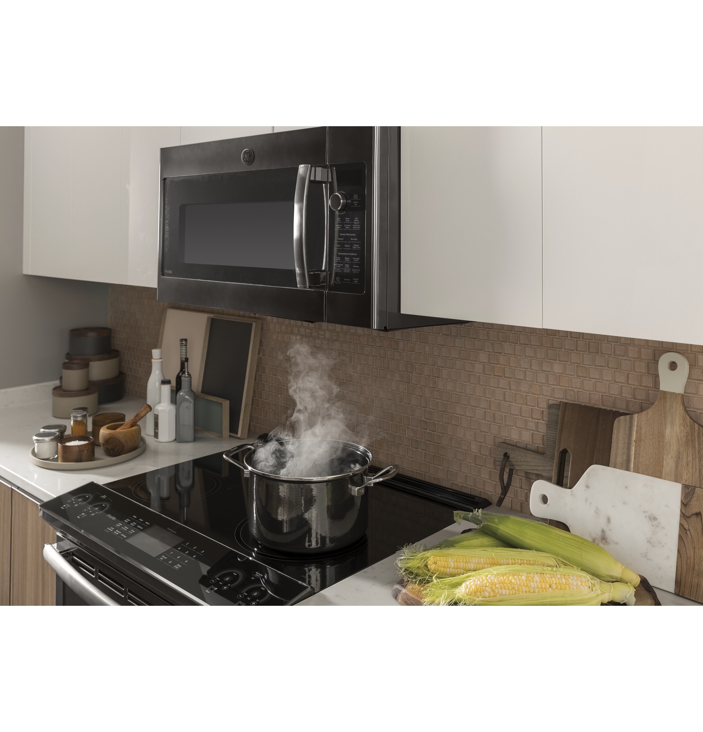 Model: PVM9179BLTS | Profile GE Profile™ 1.7 Cu. Ft. Convection Over-the-Range Microwave Oven