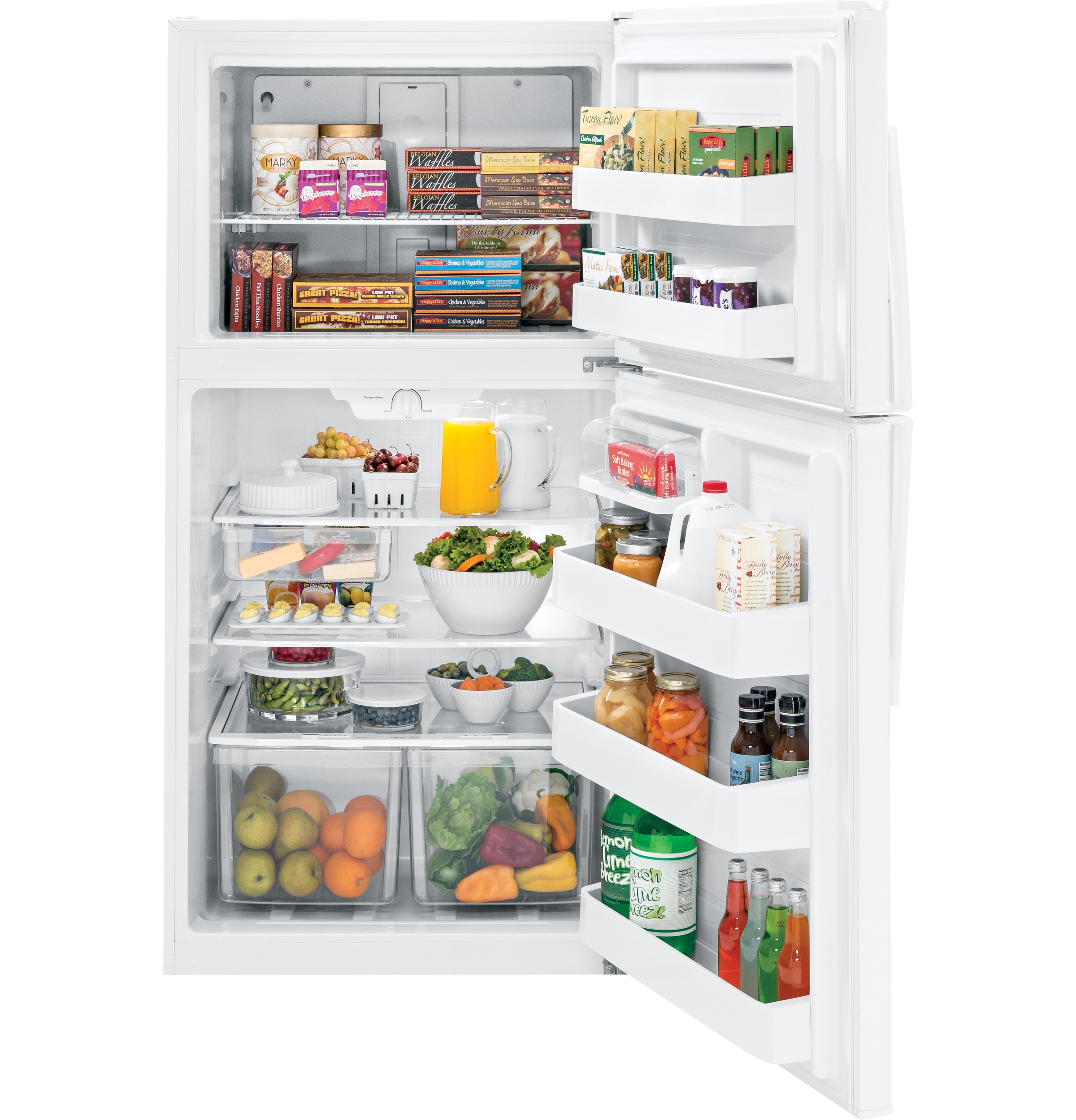 GE GE® ENERGY STAR® 21.1 Cu. Ft. Top-Freezer Refrigerator