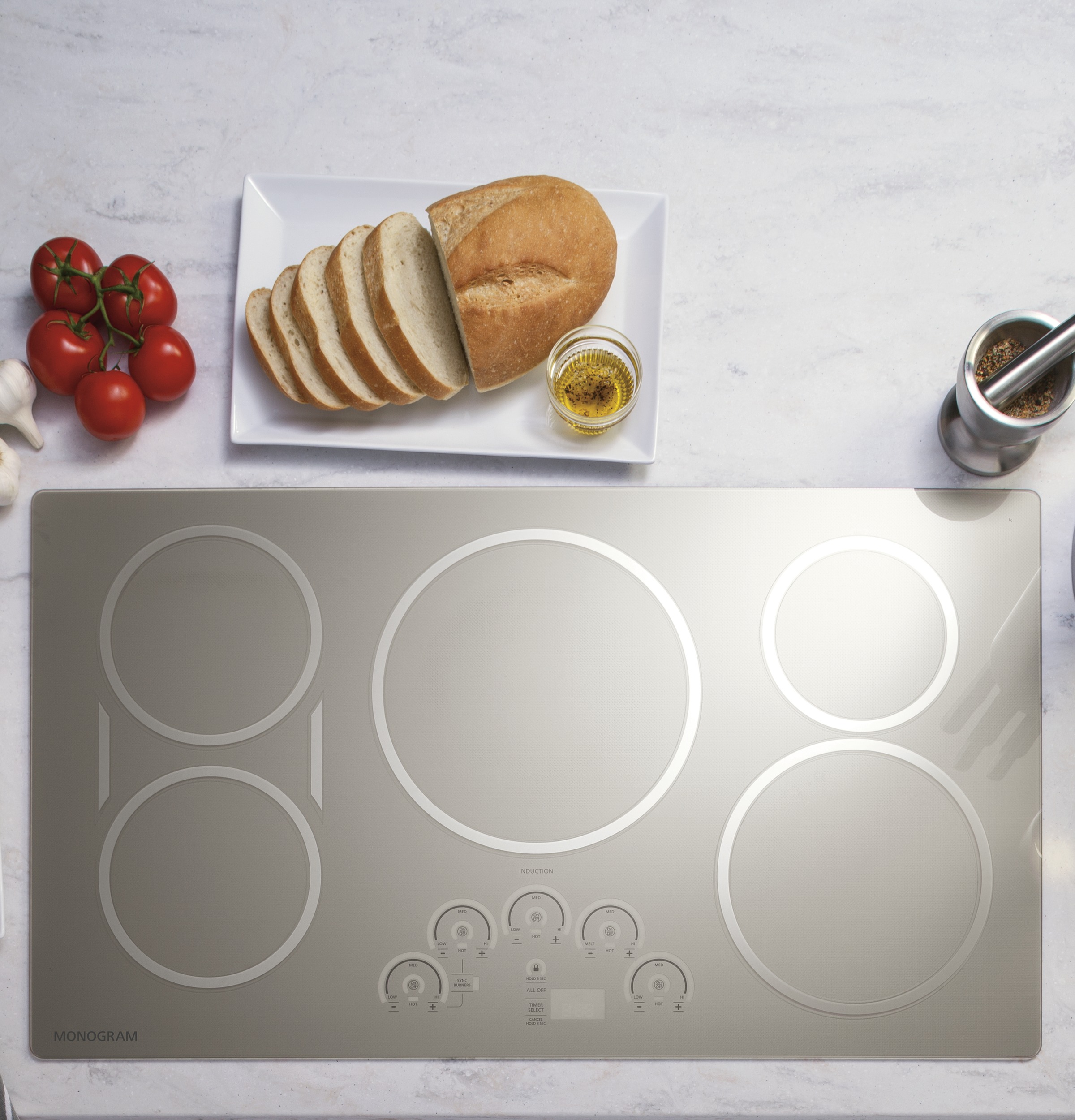 Monogram Zhu36rsjss Monogram 36 Induction Cooktop Atlantic