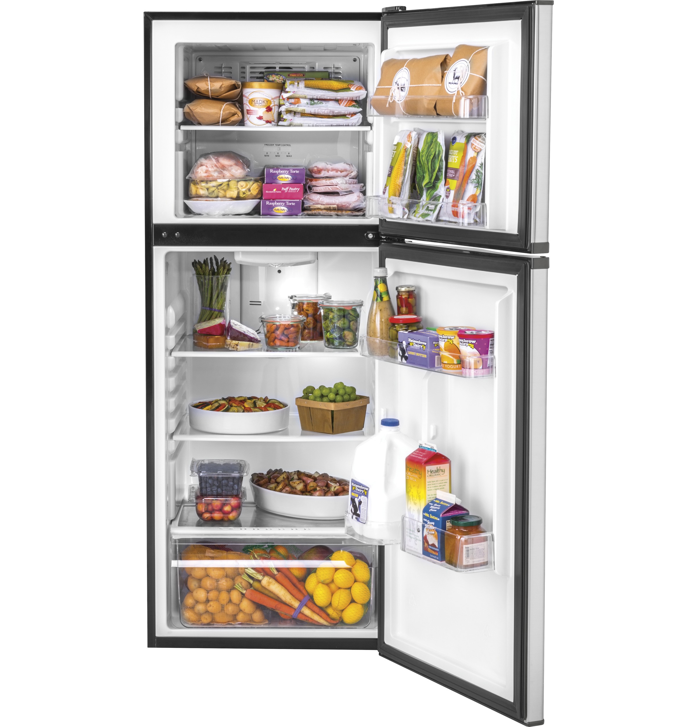 Haier HA10TG21SS 9.8 Cu. Ft. Top Freezer RefrigeratorHA10TG21SS