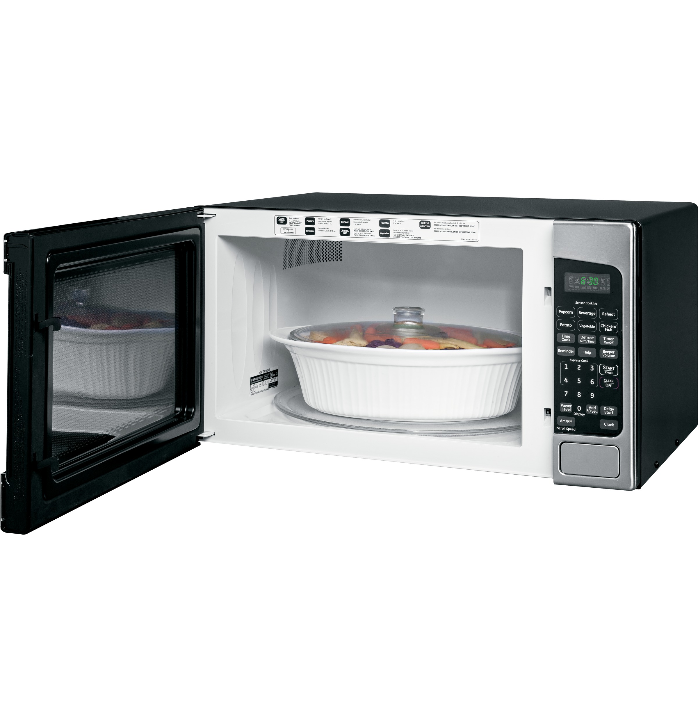 GE JES2051SNSS GE® 2.0 Cu. Ft. Capacity Countertop Microwave Oven