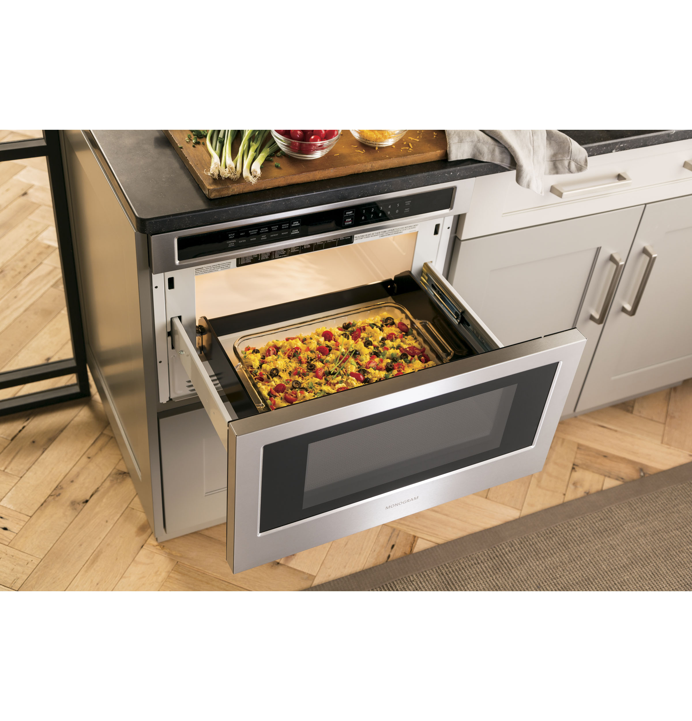 Monogram Zwl1126sjss Monogram 1 2 Cu Ft Drawer Microwave
