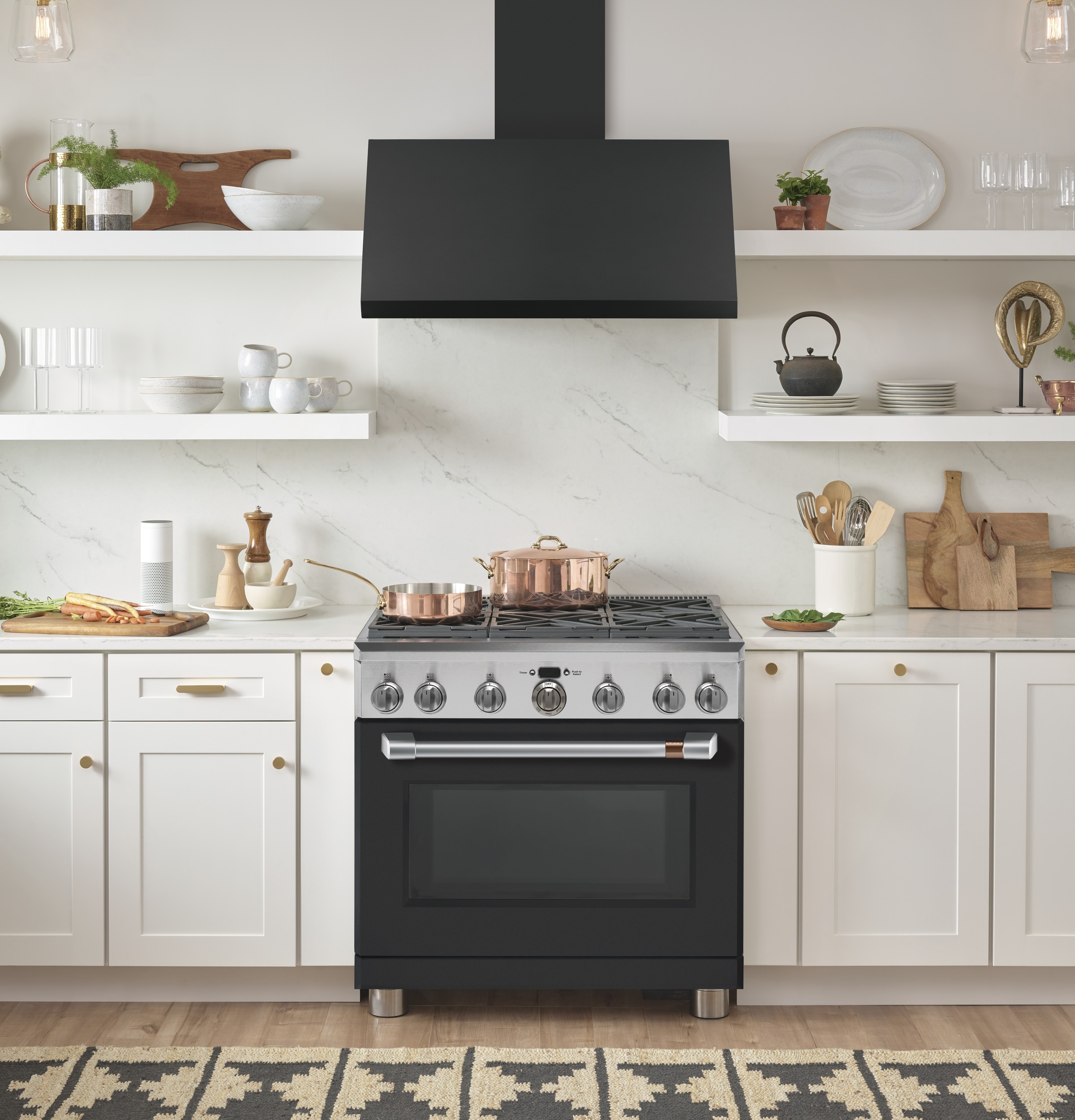 Cafe C2Y366P3MD1 Caf 36 Dual Fuel Professional Range With 6 