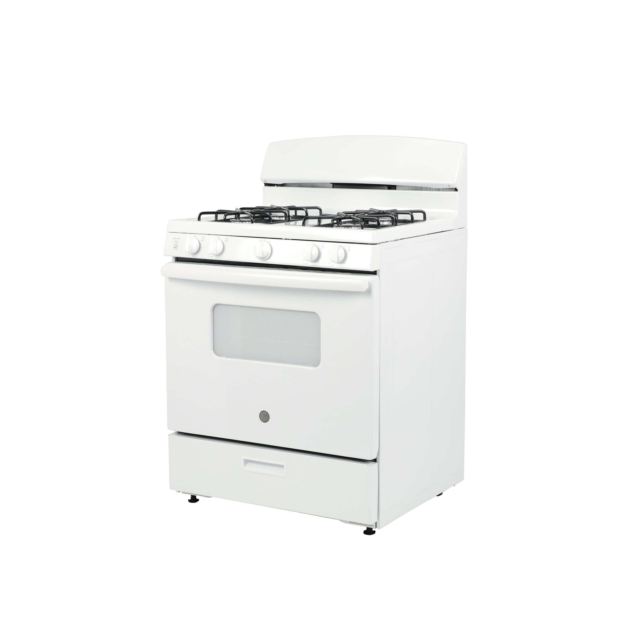 GE JGBS10DEMWW GE® 30" FreeStanding Front Control Gas Range Albo