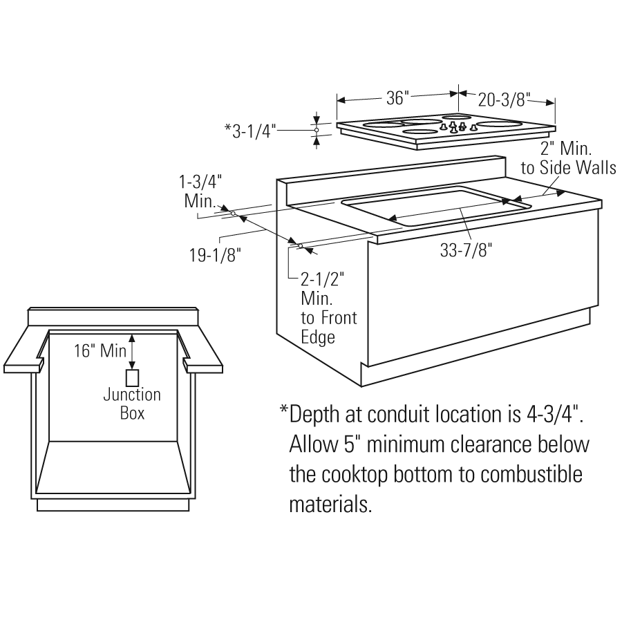 36'' Cooktop Cutout Dimensions informacionpublica.svet.gob.gt