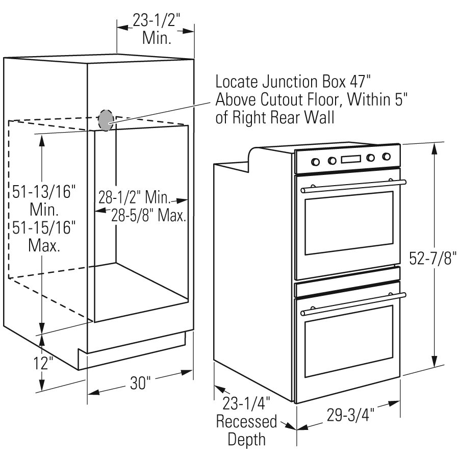Model: ZET2SMSSSD | Monogram GE Monogram® 30" Built-In Electronic Convection Double Wall Oven
