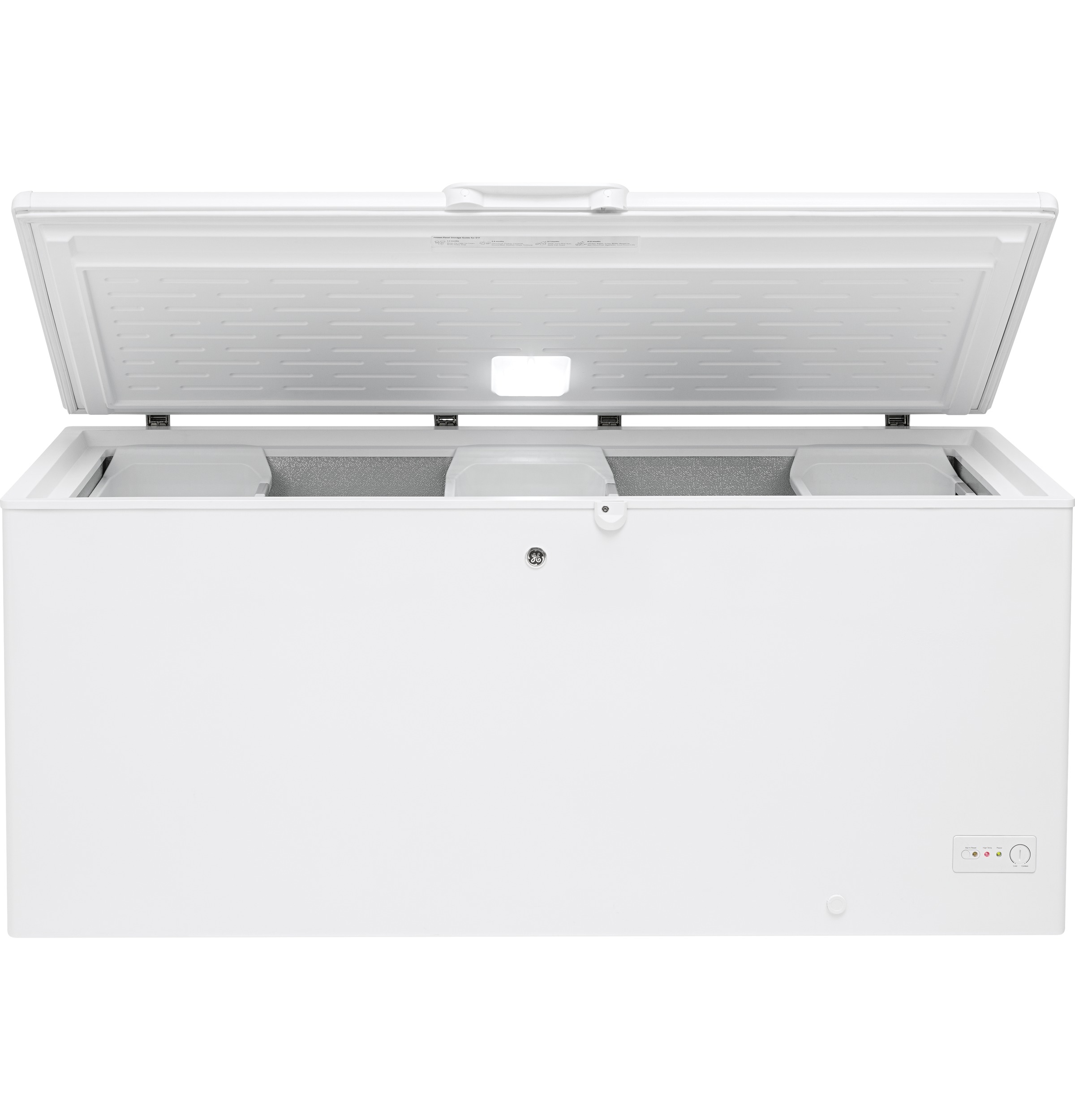 GE FCM22DLWW GE® 21.7 Cu. Ft. Manual Defrost Chest Freezer