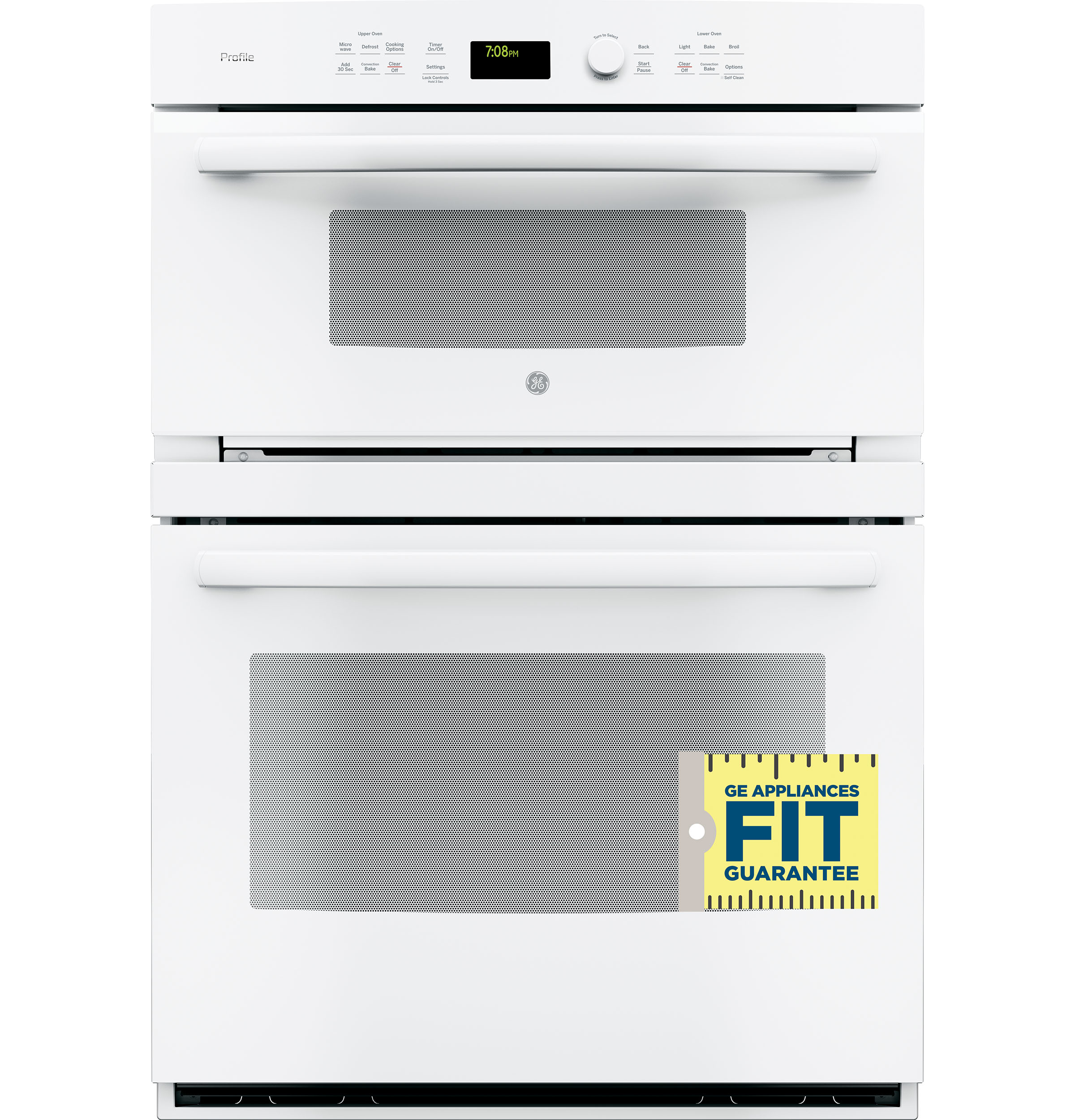 Model: PT7800DHWW | Profile GE Profile™ 30" Built-In Combination Convection Microwave/Convection Wall Oven