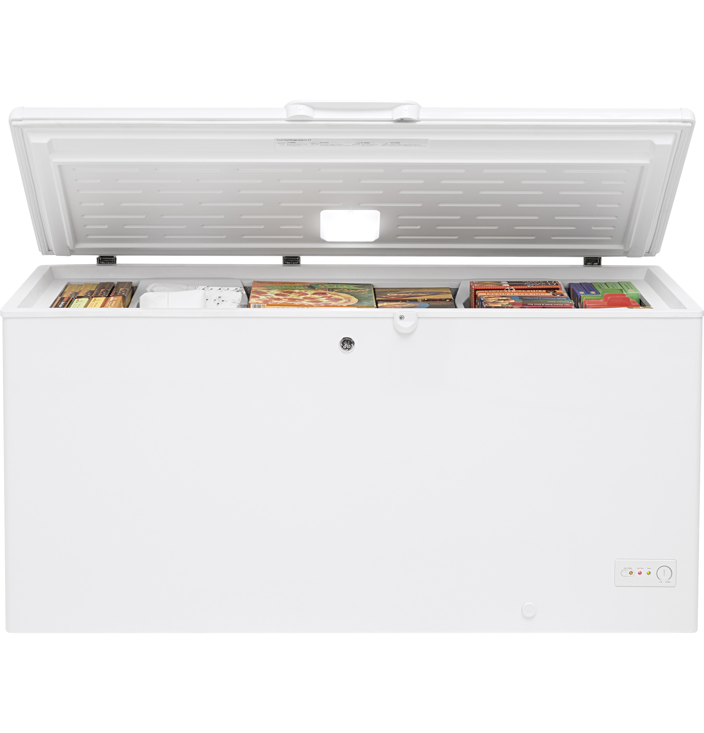 Ge Fcm16dlww Ge 15 7 Cu Ft Manual Defrost Chest Freezer
