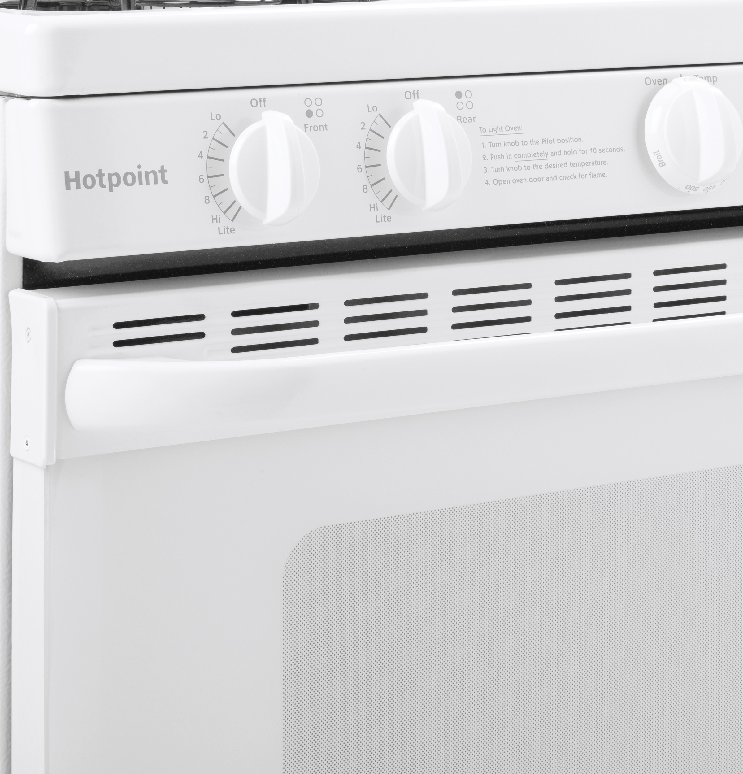 Hotpoint RGBS200DMWW Hotpoint® 30" FreeStanding Gas Range with
