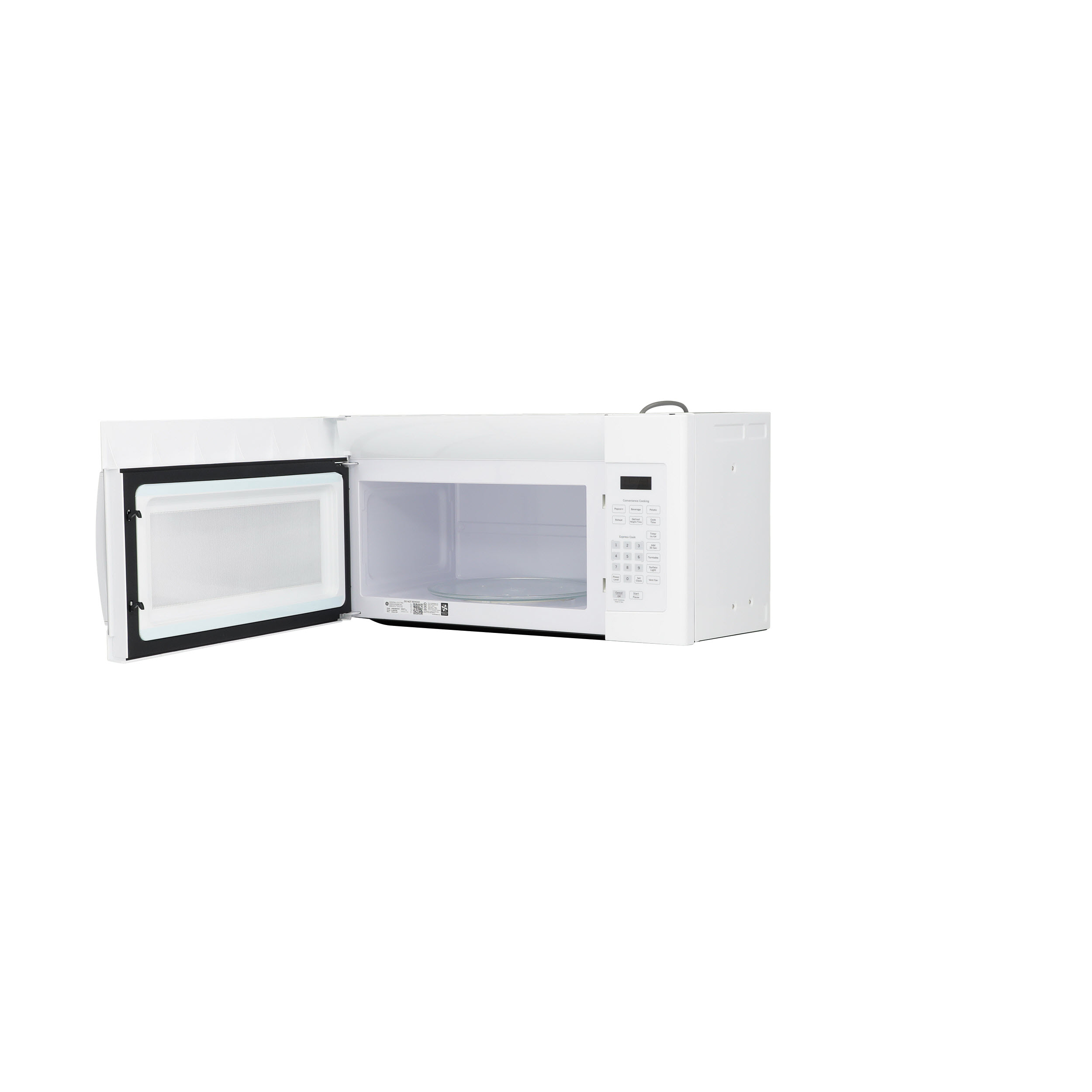 GE JVM3160DFWW GE® 1.6 Cu. Ft. OvertheRange Microwave Oven