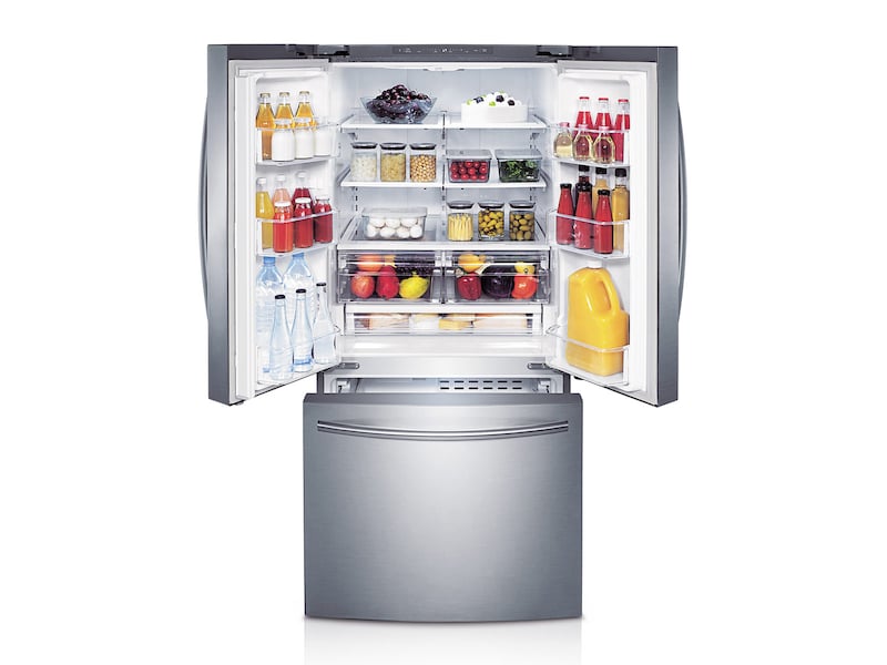 Model: RF220NCTASR | Samsung 22 cu. ft. French Door Refrigerator 