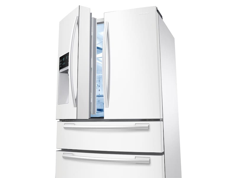 Model: RF25HMEDBWW | Samsung 25 cu. ft. 4-Door French Door Refrigerator 