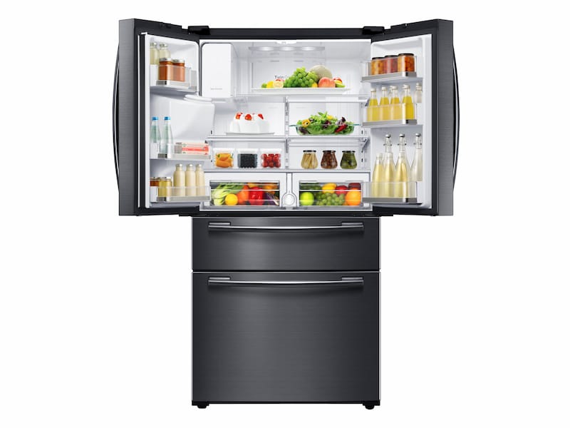 Model: RF25HMEDBSG | Samsung 25 cu. ft. 4-Door French Door Refrigerator 