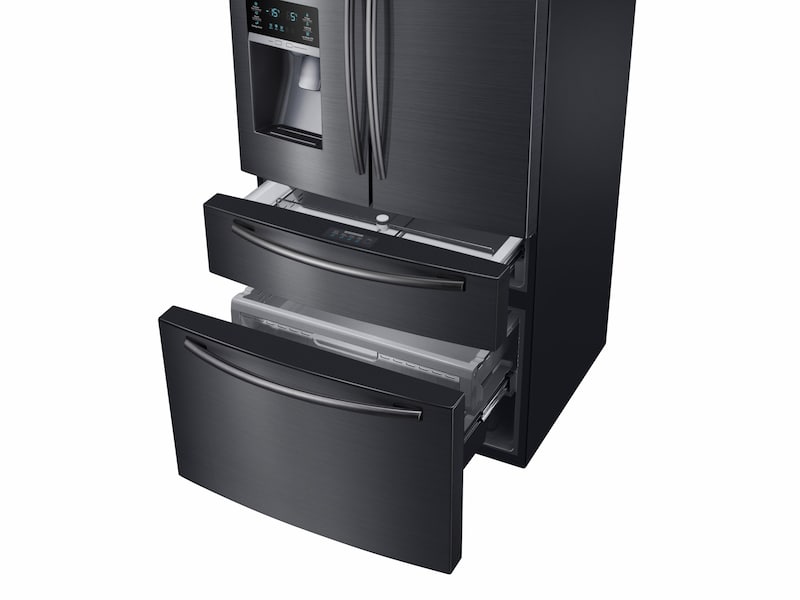Model: RF25HMEDBSG | Samsung 25 cu. ft. 4-Door French Door Refrigerator 