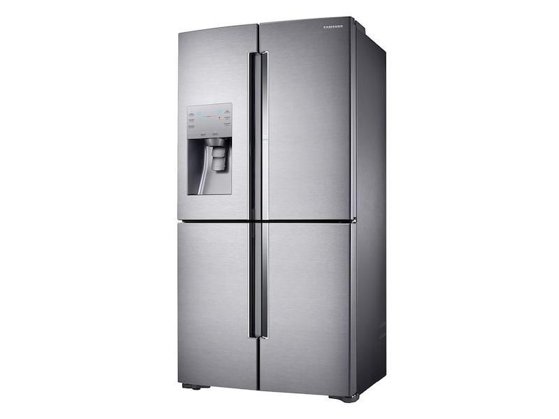 Model: RF22K9381SR | Samsung 22 cu. ft. Counter Depth 4-Door Flex™ Food Showcase Refrigerator with FlexZone™ 