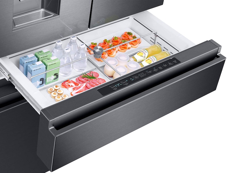 Model: RF23M8070SG | Samsung 23 cu. ft. Capacity Counter Depth 4-Door French Door Refrigerator
