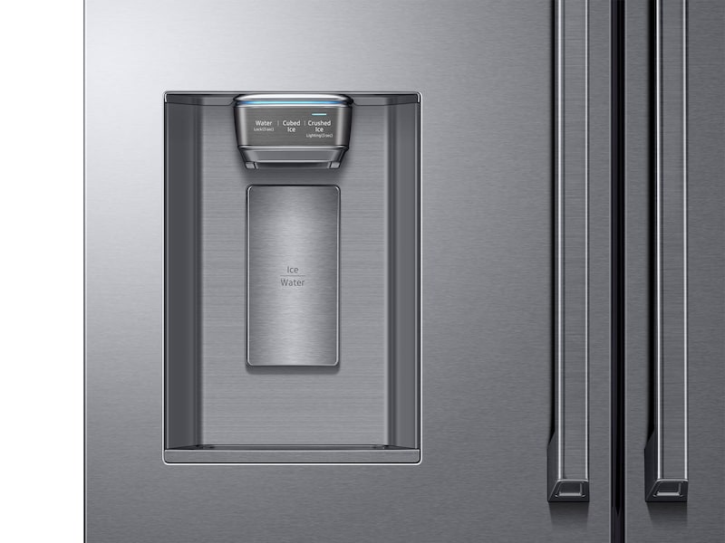 Model: RF23M8090SR | Samsung 23 cu. ft. Capacity Counter Depth 4-Door French Door Refrigerator with Polygon Handles