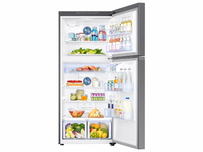 Model: RT18M6213SR | Samsung 18 cu. ft. Capacity Top Freezer Refrigerator with FlexZone™