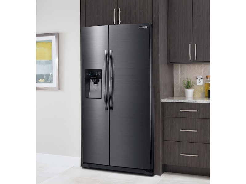 Model: RH25H5611SG | Samsung 24.7 cu. ft. Side-by-Side Food ShowCase Refrigerator with Metal Cooling 