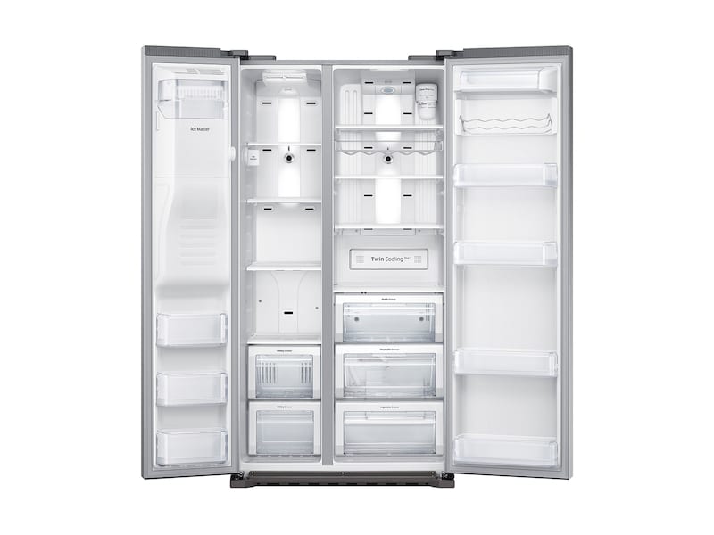 Model: RS22HDHPNSR | Samsung 22 cu. ft. Counter Depth Side-By-Side Refrigerator 
