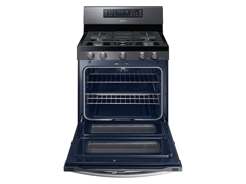 Model: NX58M6850SG | Samsung 5.8 cu. ft. Freestanding Gas Range with 16K and 15K BTU Power Burners