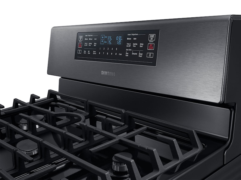 Model: NX58M6850SG | Samsung 5.8 cu. ft. Freestanding Gas Range with 16K and 15K BTU Power Burners