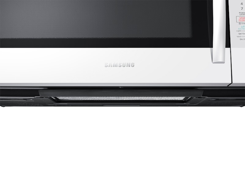 Model: ME18H704SFW | Samsung 1.8 cu. ft. Over The Range Microwave with Sensor Cooking 
