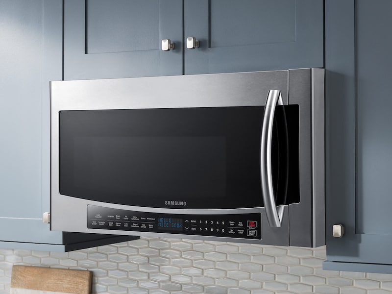 Model: MC17J8000CS | Samsung 1.7 cu. ft. Over The Range Convection Microwave 