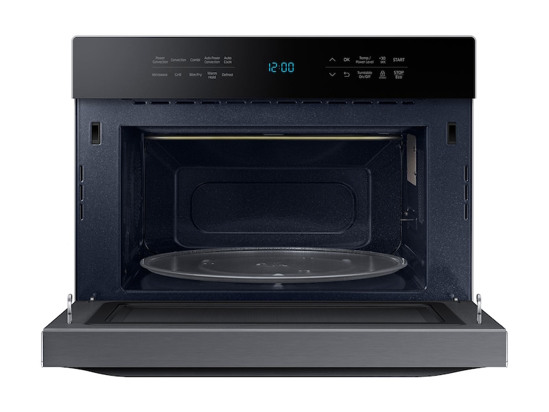 Model: MC12J8035CT | Samsung 1.2 cu. ft. PowerGrill Duo™ Countertop Microwave with Power Convection and Built-In Application in Black