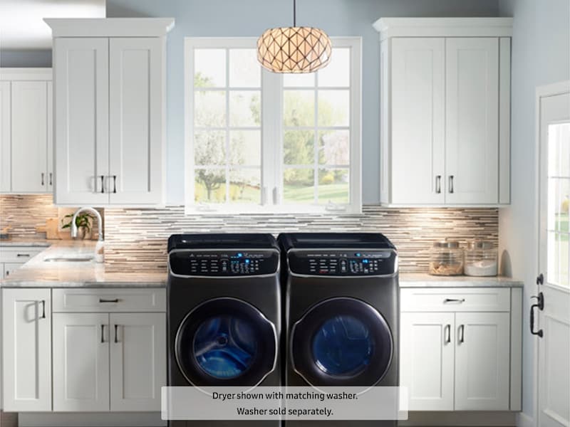 Model: DVE60M9900V-CR | Samsung DV9900 7.5 cu. ft. FlexDry™ Electric Dryer