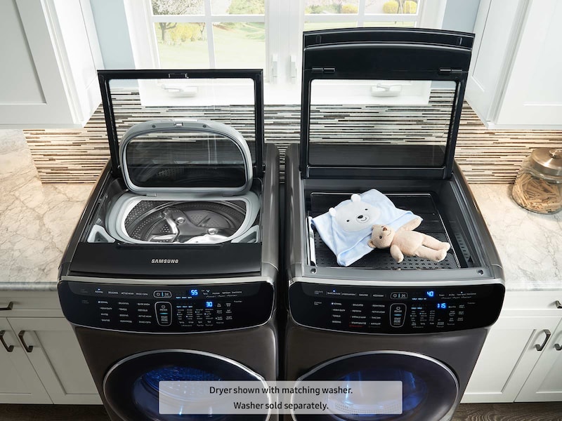 Model: DVE60M9900V-CR | Samsung DV9900 7.5 cu. ft. FlexDry™ Electric Dryer
