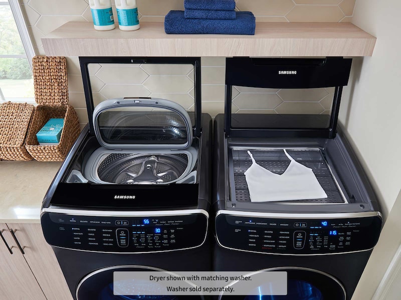 Model: DVE60M9900V-CR | Samsung DV9900 7.5 cu. ft. FlexDry™ Electric Dryer