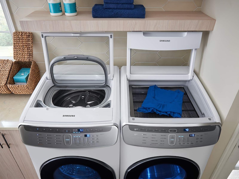 Model: DVG60M9900W | Samsung DV9900 7.5 cu. ft. FlexDry™ Gas Dryer