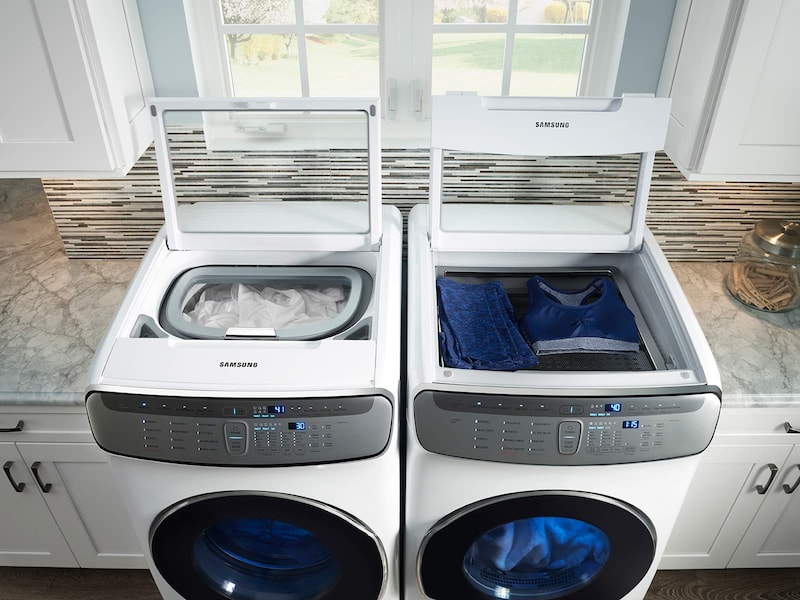 Model: DVG60M9900W | Samsung DV9900 7.5 cu. ft. FlexDry™ Gas Dryer
