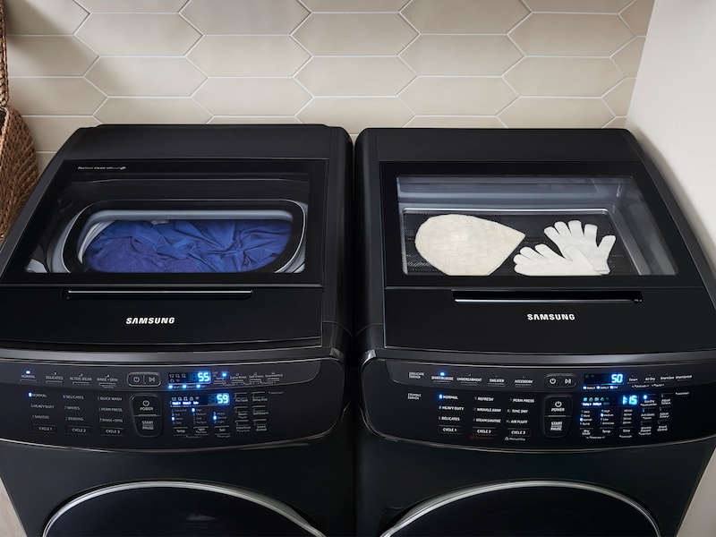 Model: DVE55M9600V | Samsung DV9600 7.5 cu. ft. FlexDry™ Electric Dryer