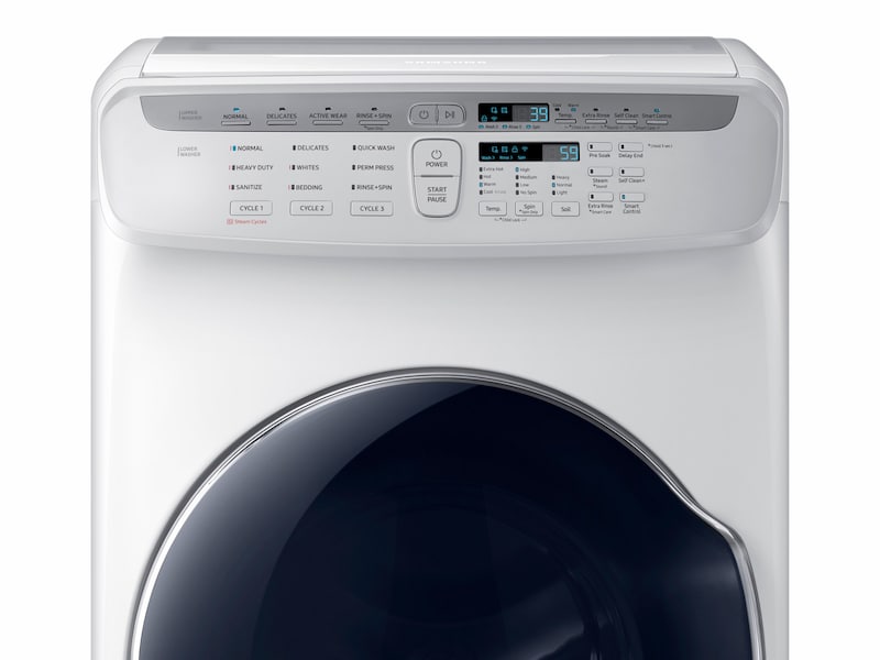 Model: WV55M9600AW | Samsung WV9600 5.5 Total cu. ft. FlexWash™ Washer