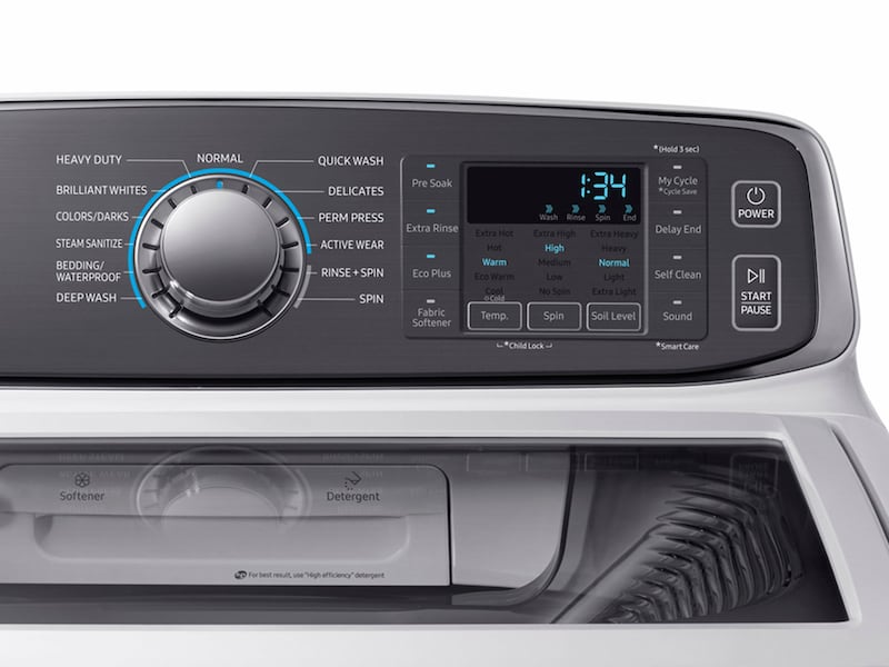 Model: WA52M7750AW | Samsung WA7750 5.2 cu. ft. activewash™ Top Load Washer