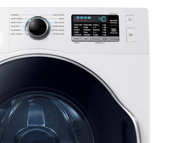 Model: WW22K6800AW | Samsung WW6800 2.2 cu. ft. 24" Front Load Washer with Super Speed