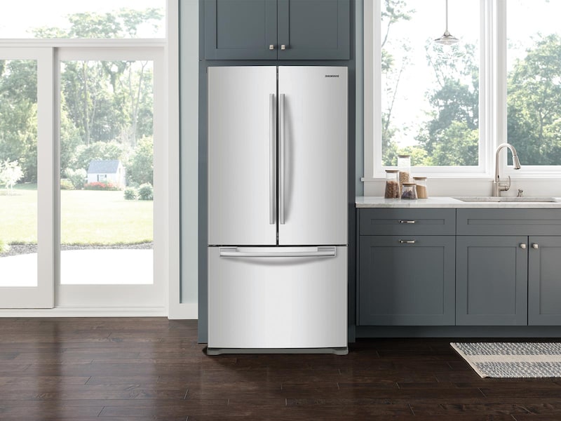 Model: RF20HFENBWW | Samsung 20 cu. ft. French Door Refrigerator