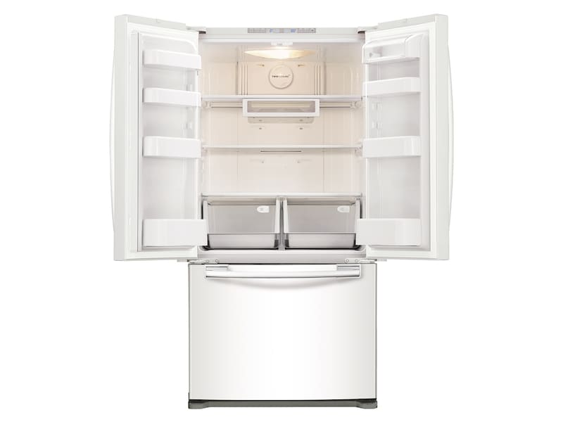 Model: RF18HFENBWW | Samsung 18 cu. ft. Counter Depth French Door Refrigerator 
