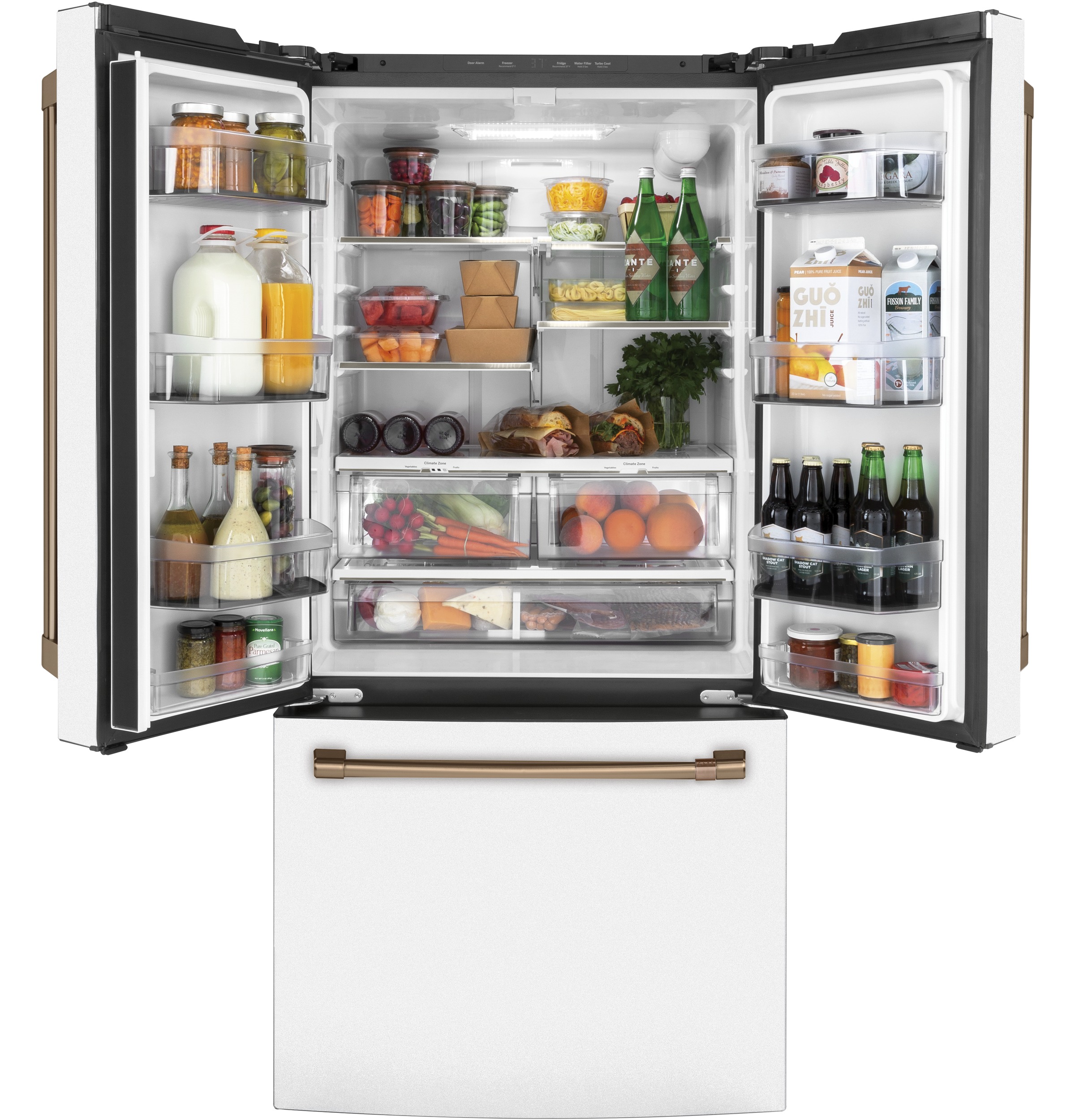 Cafe CWE19SP4NW2 Café™ ENERGY STAR® 18.6 Cu. Ft. CounterDepth FrenchDoor Refrigerator
