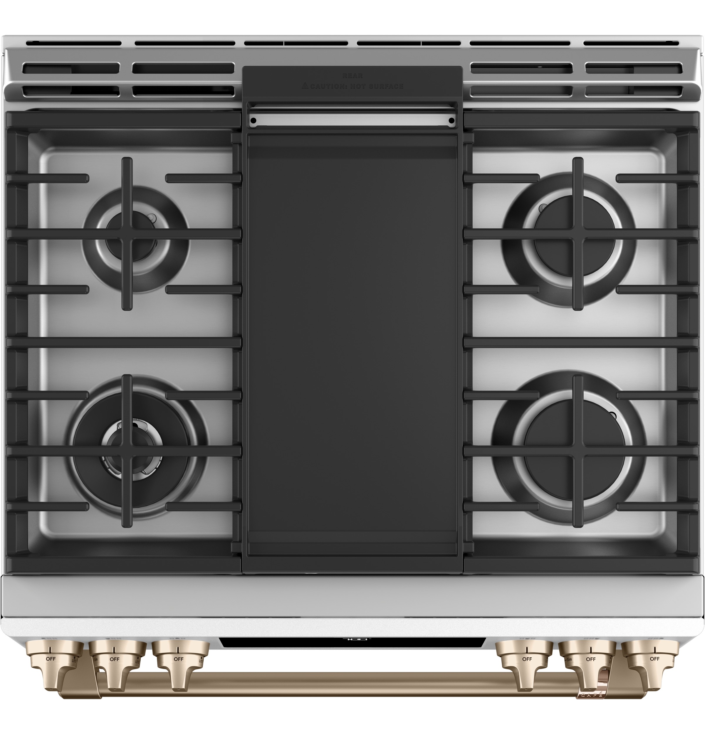 Cafe CGS700P4MW2 Café™ 30" Smart SlideIn, FrontControl, Gas Range