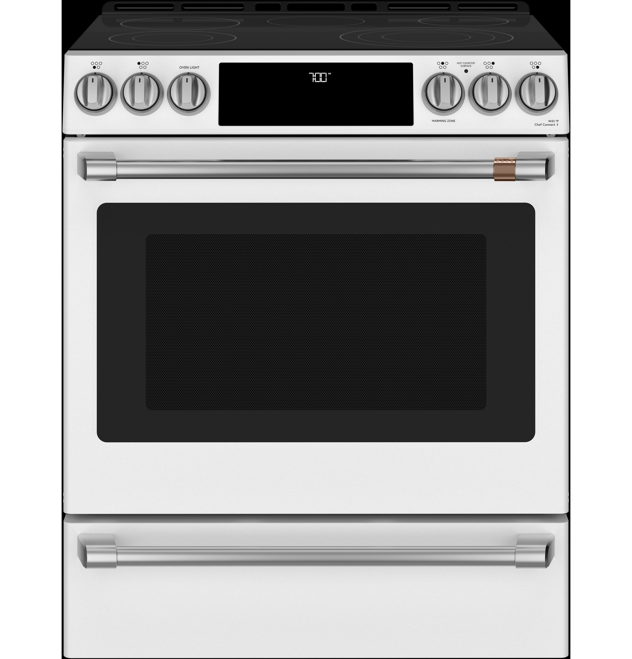 Cafe CGS700P4MW2 Café™ 30" Smart SlideIn, FrontControl, Gas Range