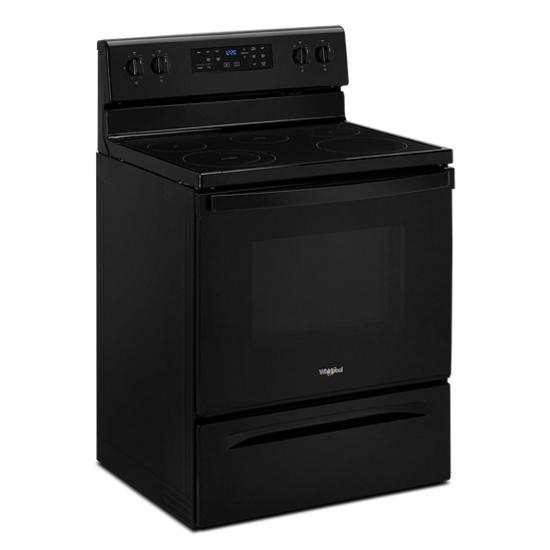 Model: WFE525S0JB | Whirlpool 5.3 cu. ft. Whirlpool® electric range with Frozen Bake™ technology